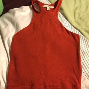 Express burnt orange razorback tank